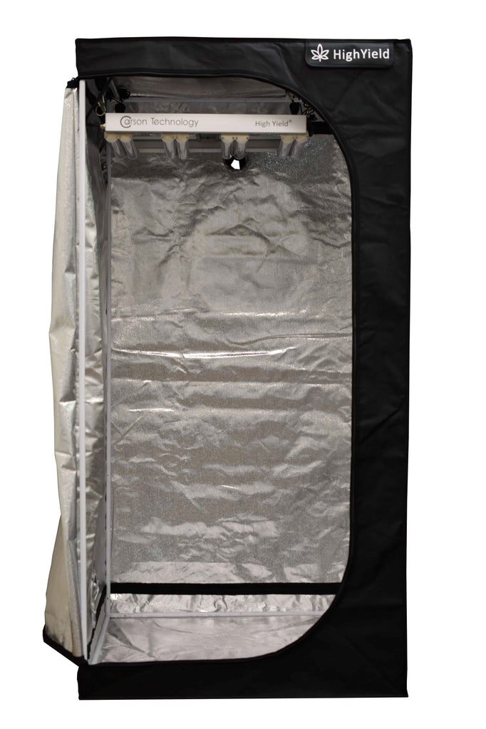 3' x 3' Cannabis Cultivation Kit Included: (1) 160w 2' x 2' Hypernova / AC 110v - 277v / Mounting distance from canopy: (Veg: 12