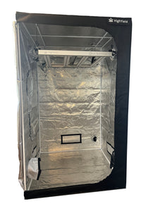 4' x 4' Cannabis Cultivation Kit Included: (1) 240w 3' x 3' Hypernova / AC 110v - 277v / Mounting distance from canopy: (Veg: 6" - 18") (Bloom: 6")